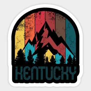 Retro Kentucky Design for Men Women and Kids Sticker